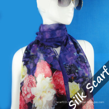 Напечатаны длинный Шелковый шарф для Оптовая продажа